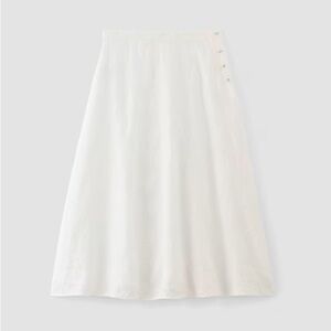 The Linen Midi Skirt NWT
